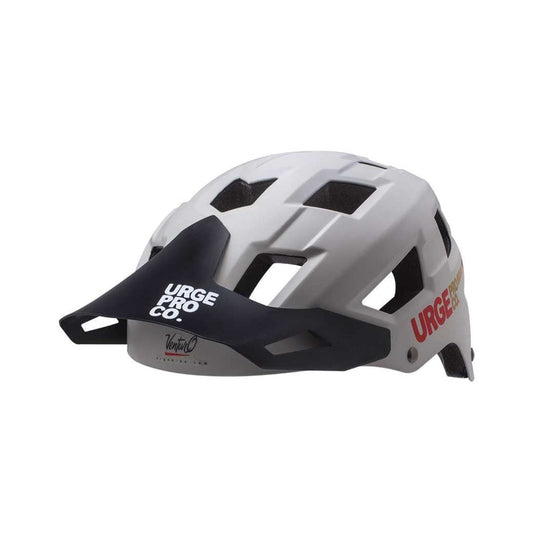 Casco de MTB URGE VENTURO blanco — vista orientada hacia la izquierda