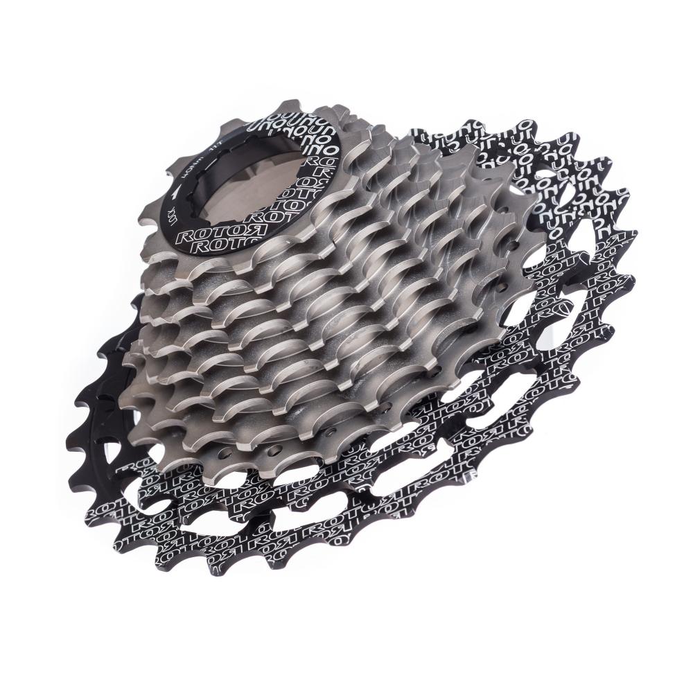 Cassette de 11 velocidades ROTOR UNO – vista del producto sobre fondo blanco