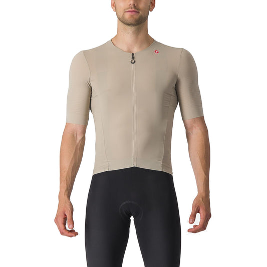 Maillot CASTELLI PREMIO de manga corta beige