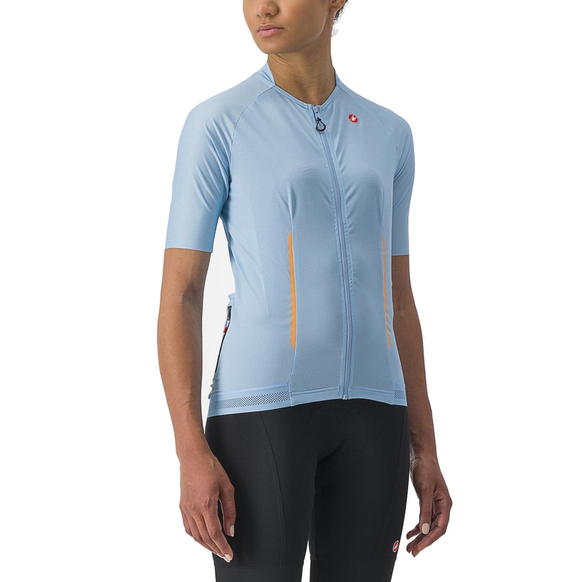 Maillot CASTELLI ENDURANCE W de mujer de manga corta azul