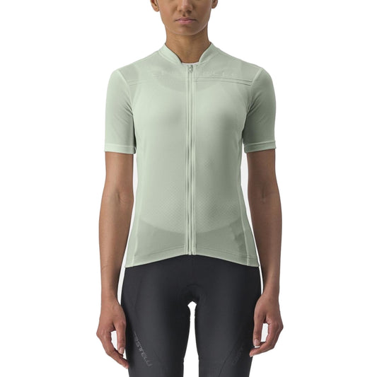 Maillot CASTELLI ANIMA 4 de mujer de manga corta verde