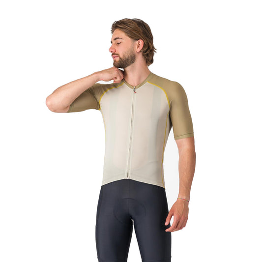 Maillot CASTELLI UNLIMITED ENDURANCE 3 beige/caqui