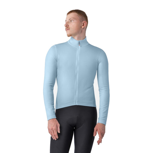 Maillot de ciclismo CASTELLI COMPETIZIONE Térmico de manga larga, azul cielo