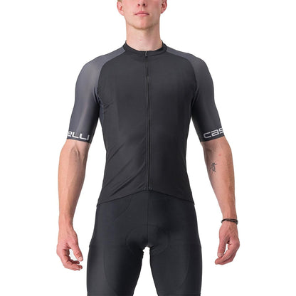 Maillot de manga corta CASTELLI ENTRATA VI negro/gris