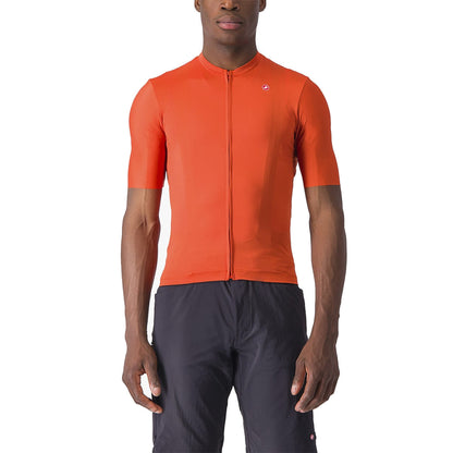 Maillot CASTELLI UNLIMITED ENTRATA 2 de manga corta naranja