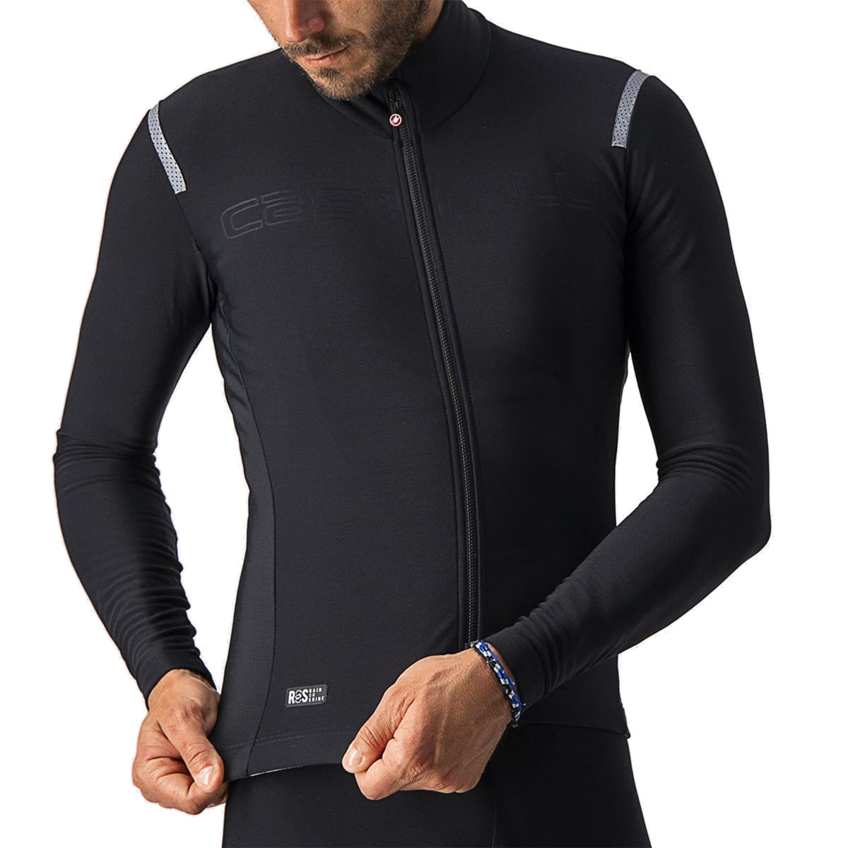Maillot CASTELLI TUTTO NANO RoS de manga larga negro