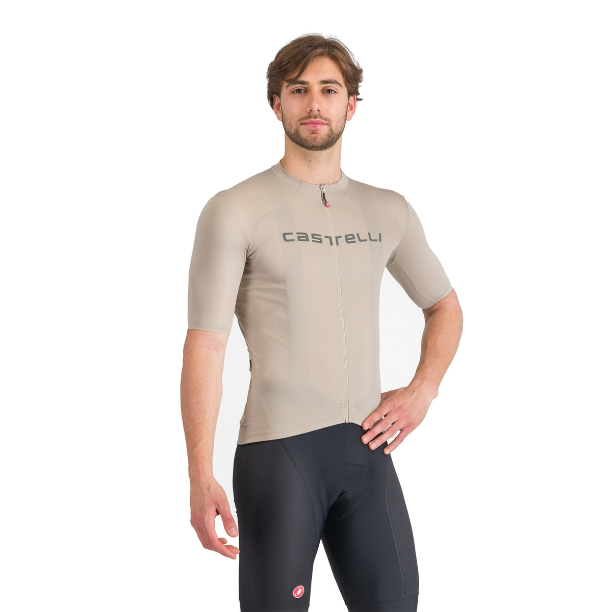 Maillot CASTELLI PROLOGO LITE de manga corta beige