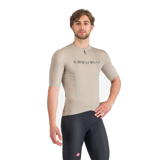 Maillot CASTELLI PROLOGO LITE de manga corta beige
