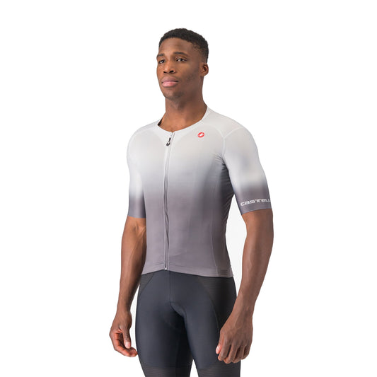 Maillot CASTELLI UPF de manga corta gris