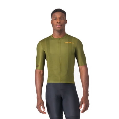 Maillot CASTELLI UNLIMITED ENTRATA 3 de manga corta caqui