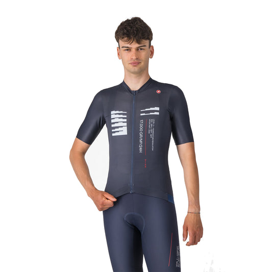 Maillot CASTELLI ESPRESSO R--A/D de manga corta azul