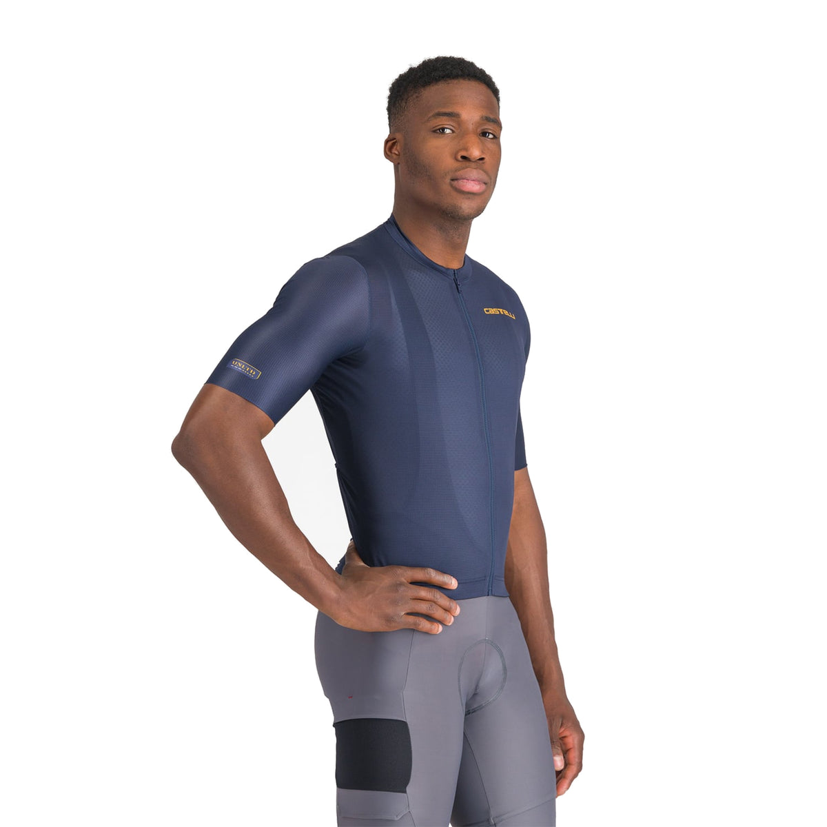 Maillot CASTELLI UNLIMITED ENTRATA 3 de manga corta azul marino