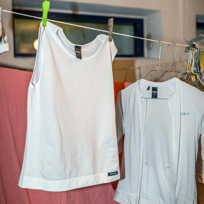 Camiseta interior sin mangas GRIPGRAB PACR VERANO SIN COSTURAS blanca