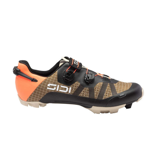 Zapatillas MTB SIDI AERON XC/Gravel Marrón/Negro/Naranja
