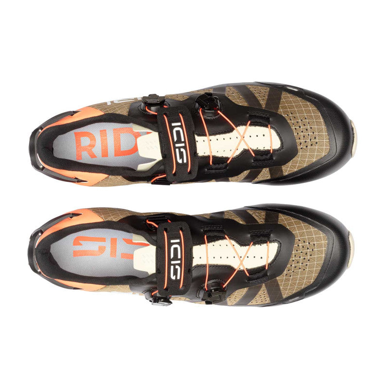 Zapatillas MTB SIDI AERON XC/Gravel Marrón/Negro/Naranja