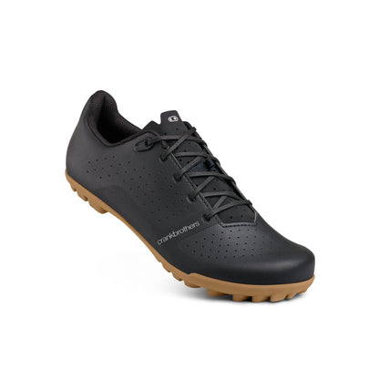 Zapatillas de MTB XC/gravel CRANKBROTHERS CANDY LACE negras — vista de tres cuartos