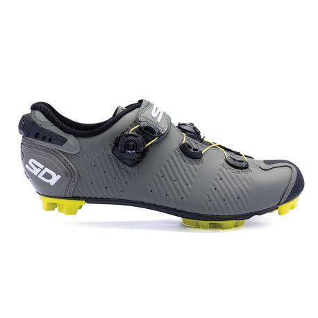 Zapatillas MTB SIDI DRAKO 2S SRS Gris militar/Amarillo