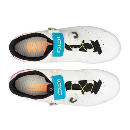 Zapatillas de Carretera SIDI GENIUS X WYVE Blanco/Rosa