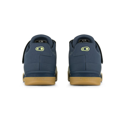 Zapatillas de MTB CRANKBROTHERS MALLET BOA CLIP azul marino/gris/color goma — vista trasera