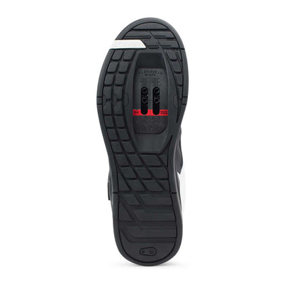 Zapatillas de MTB CRANKBROTHERS MALLET SPEED LACE CLIP Negro/Blanco