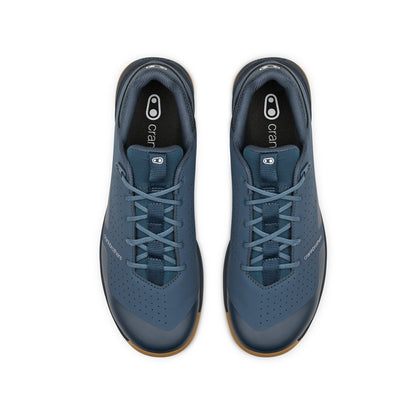 Zapatillas de MTB CRANKBROTHERS MALLET TRAIL LACE CLIP Azul/Goma — vista superior