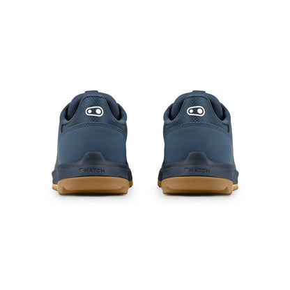 Zapatillas de MTB CRANKBROTHERS STAMP TRAIL LACE azul/goma — vista trasera