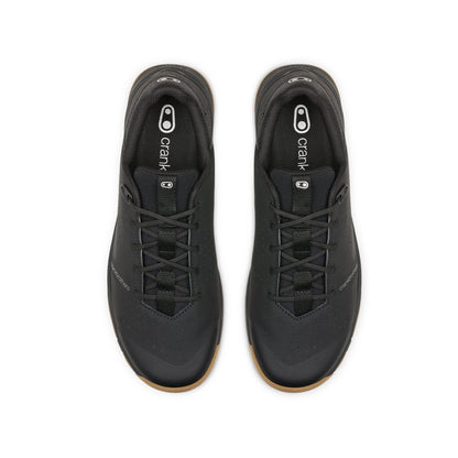 Zapatillas de MTB CRANKBROTHERS STAMP TRAIL LACE negro/goma — vista superior