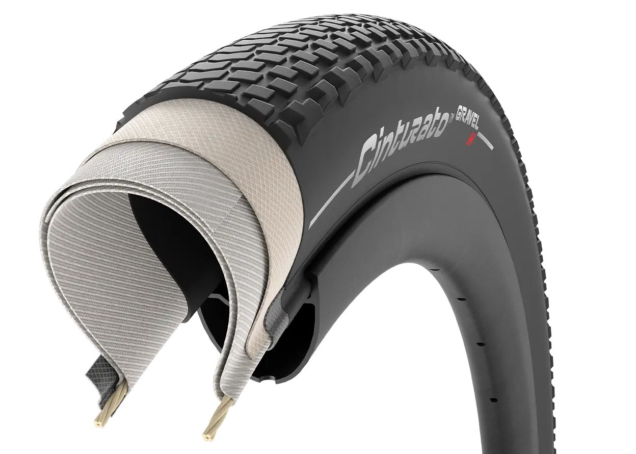 Neumático PIRELLI CINTURATO GRAVEL H 700x50c Tubeless Ready Classci Beige