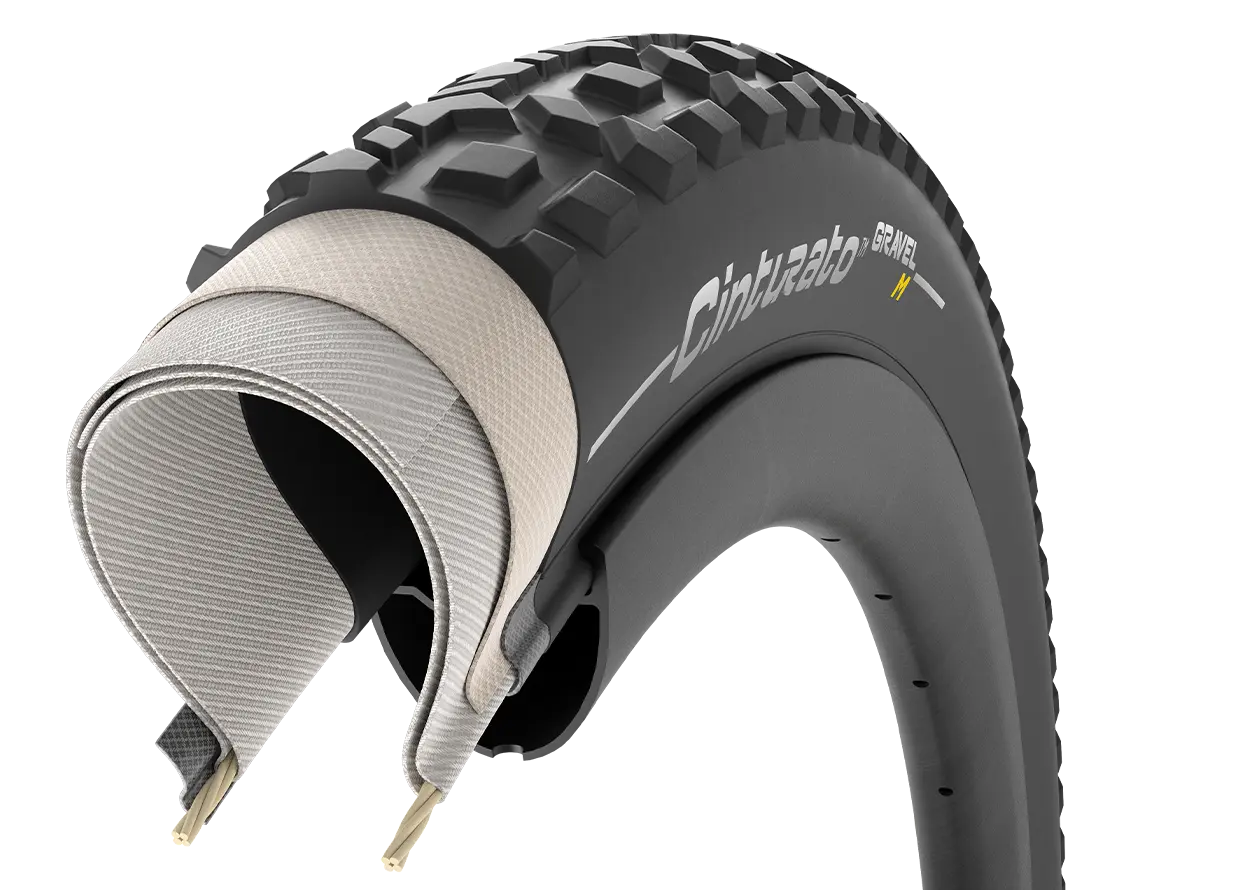 Neumático PIRELLI CINTURATO GRAVEL M 700x50c Tubeless Ready Classic Beige