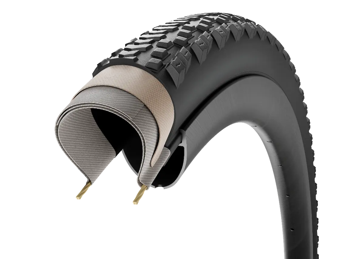 Neumático PIRELLI CINTURATO GRAVEL RM High Performance 700c Tubeless Ready amarillo