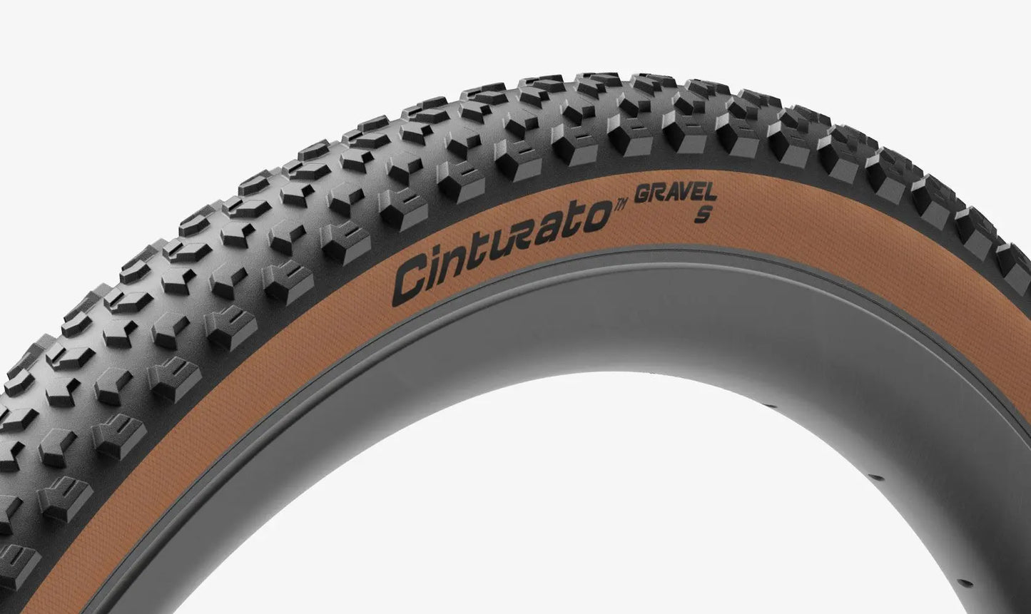 Neumático PIRELLI CINTURATO GRAVEL S 700x40c Tubeless Ready Classic Beige