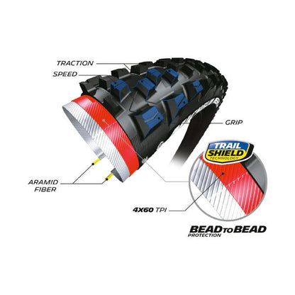 Neumático MICHELIN WILD AM Performance Line 27.5x2.80 Tubeless Ready Flexible