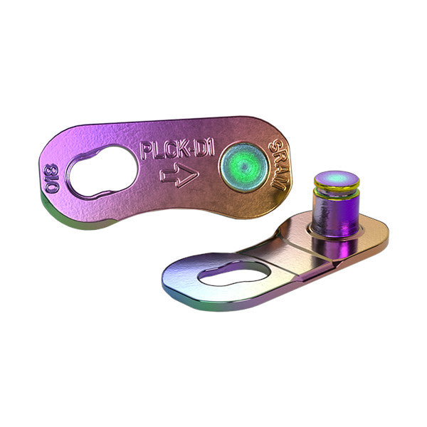 Cierres rápidos de 12 V SRAM POWERLOCK AXS FLATTOP (x4) Rainbow