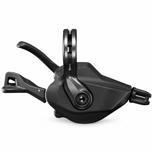 Mando de cambio derecho SHIMANO XTR 12V SL-M9100-R — vista del producto sobre fondo blanco