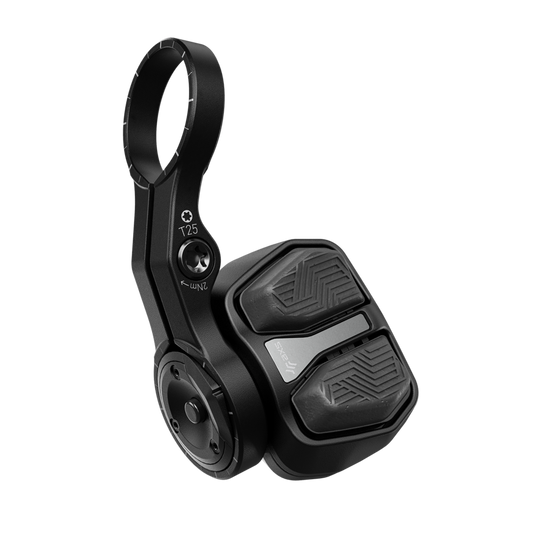 Mando de cambio derecho o izquierdo D1 SRAM ULTIMATE AXS POD / ROCKSHOX AXS — vista del mando con abrazadera discreta