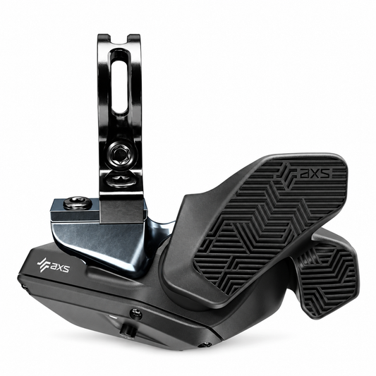 Mando de cambio derecho SRAM EAGLE AXS 12V Rocker negro — vista del producto sobre fondo blanco