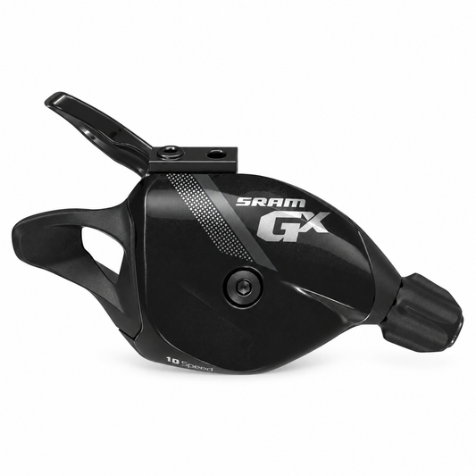 Mando de cambio derecho SRAM GX 10V Trigger negro — vista del producto sobre fondo blanco