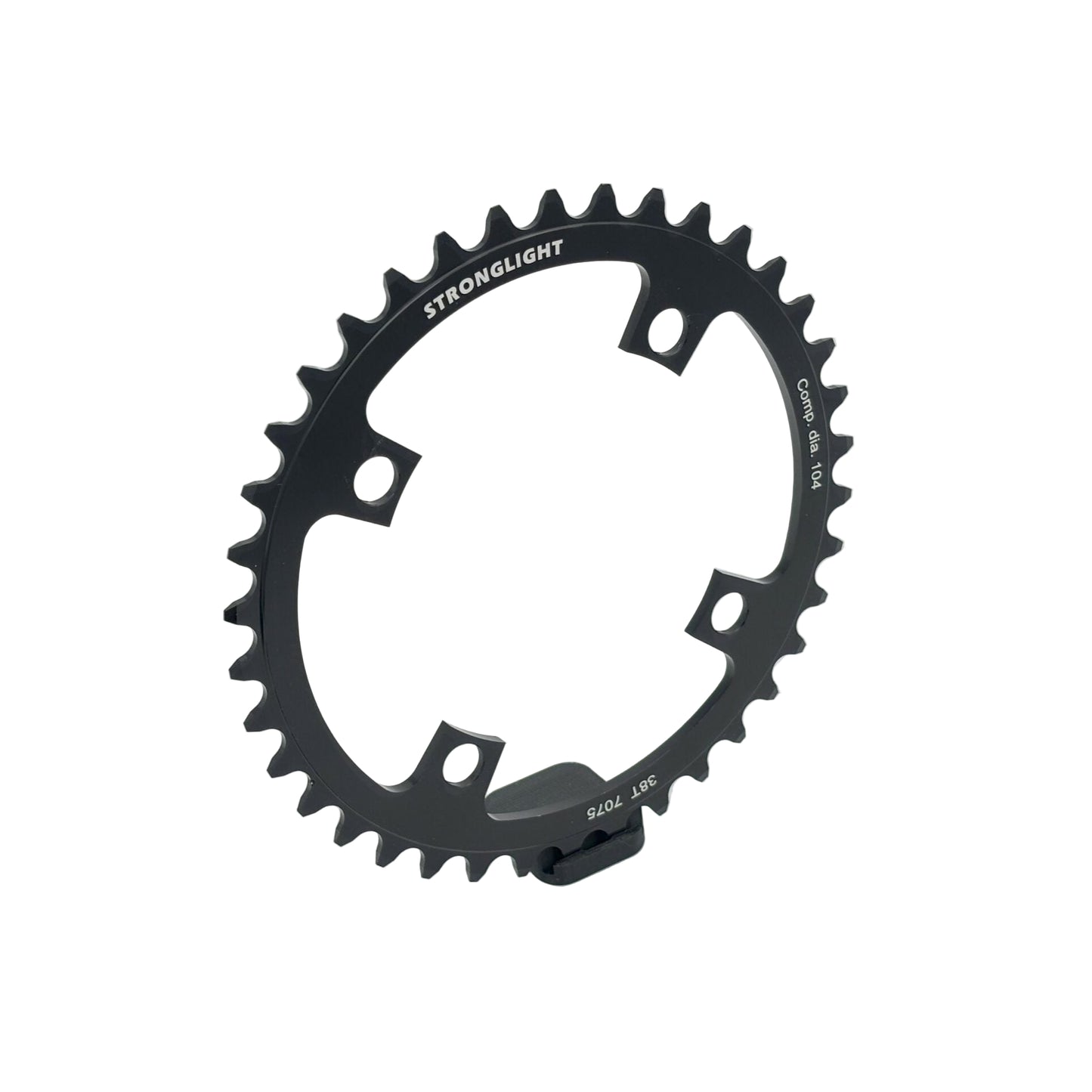 STRONGLIGHT BOSCH GEN1/GEN3 1V/8V/9V/10V Alu Mono plato Con todas las arañas de 104mm (Bosch, Shimano, Yamaha, Bafang, Brose...)