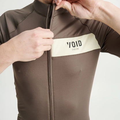 Maillot VOID CORE Manga Corta Caqui