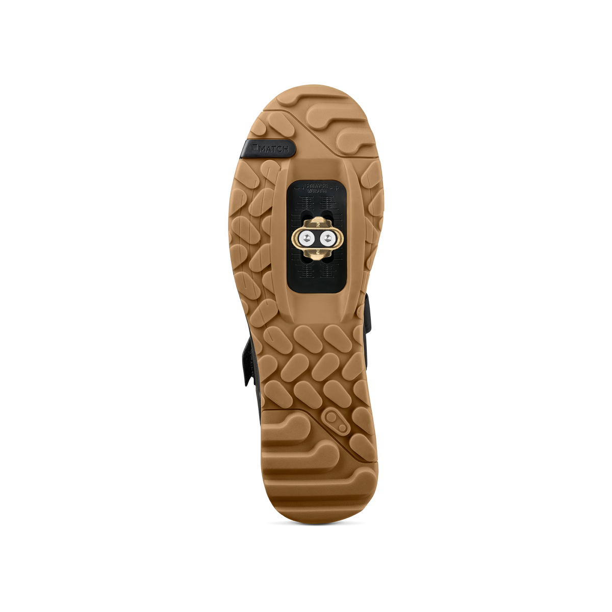 Zapatillas de MTB CRANKBROTHERS MALLET TRAIL BOA CLIP negras/doradas — suela con cala
