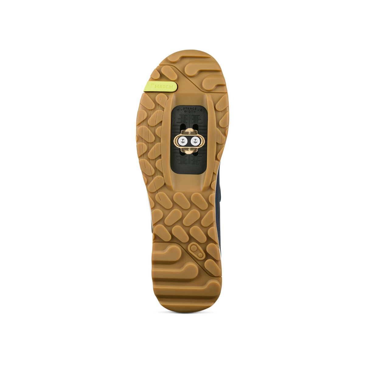 Zapatillas de MTB CRANKBROTHERS MALLET TRAIL BOA CLIP azul marino/gris/color goma — suela con cala