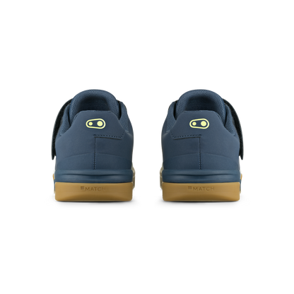 Zapatillas de MTB CRANKBROTHERS STAMP BOA azul marino/gris/color goma — vista trasera