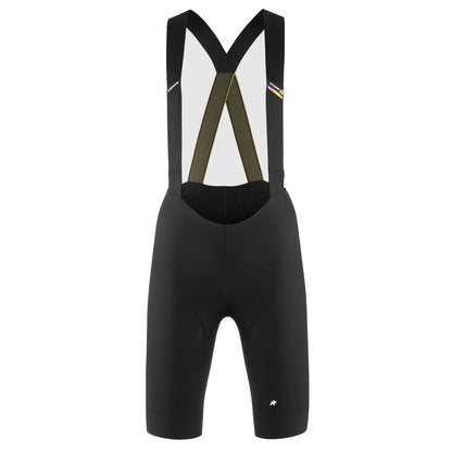 Culote corto con tirantes ASSOS DYORA R SPRING FALL de mujer negro — fondo blanco, 2000 x 2000