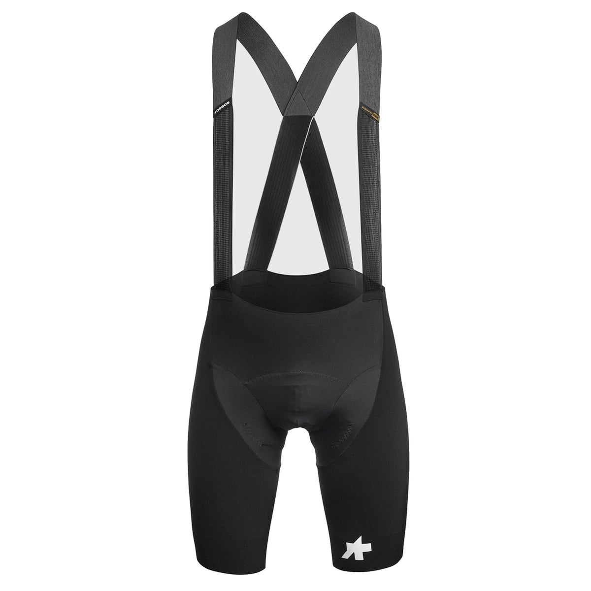 Culote corto con tirantes ASSOS EQUIPE RSR BOLIDE S11, negro — fondo blanco, 2000 x 2000
