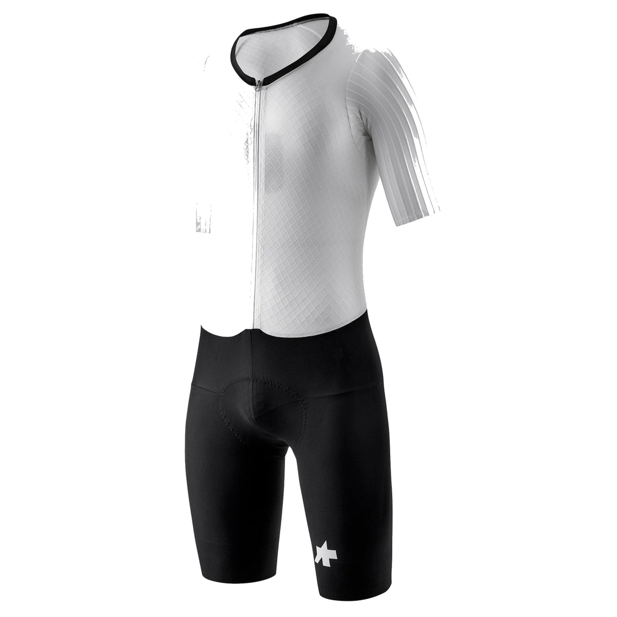 Mono ASSOS EQUIPE RS RAPIDFIRE S11 blanco/negro — fondo blanco, 2000 x 2000