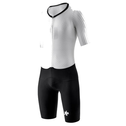 Mono ASSOS EQUIPE RS RAPIDFIRE S11 blanco/negro — fondo blanco, 2000 x 2000