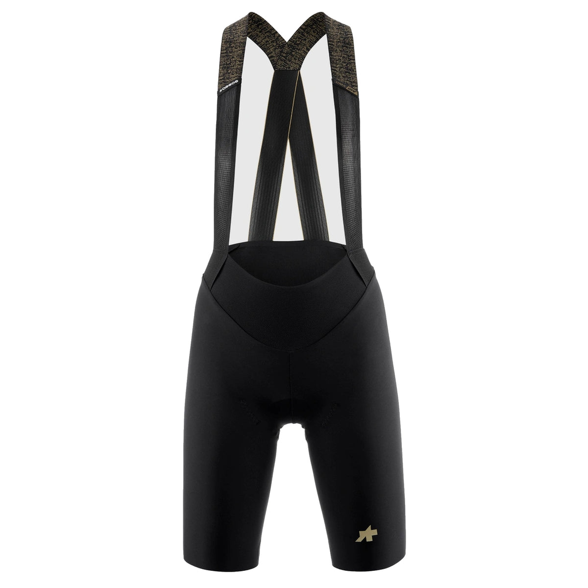 Culote corto con tirantes ASSOS UMA GTV S11 para mujer negro — fondo blanco, 2000 x 2000