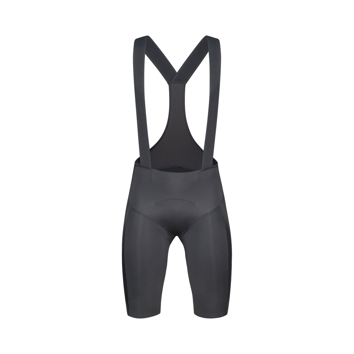 Culote corto con tirantes POC RACEDAY gris — fondo blanco, 2000 x 2000