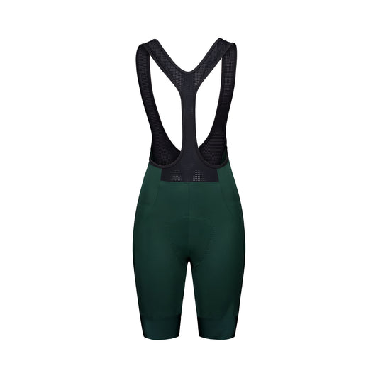 Culote corto con tirantes POC CADENCE para mujer verde — fondo blanco, 2000 x 2000