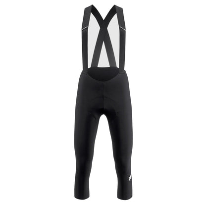 Culote pirata con tirantes para mujer ASSOS MILLE GT SPRING FALL S11 negro — fondo blanco, 2000 x 2000